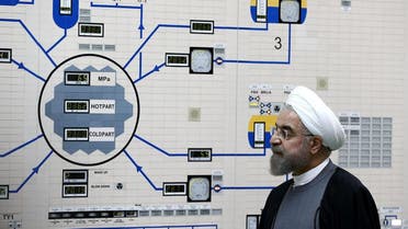 Hassan Rouhani nuclear plant. (AFP)