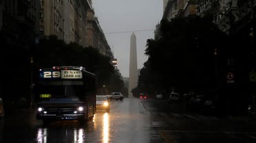 Downtown Buenos Aires on June 16, 2019 during a power cut IN Argentina. (AFP).