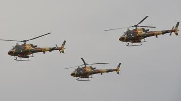 Pakistani army helicopters - AFP