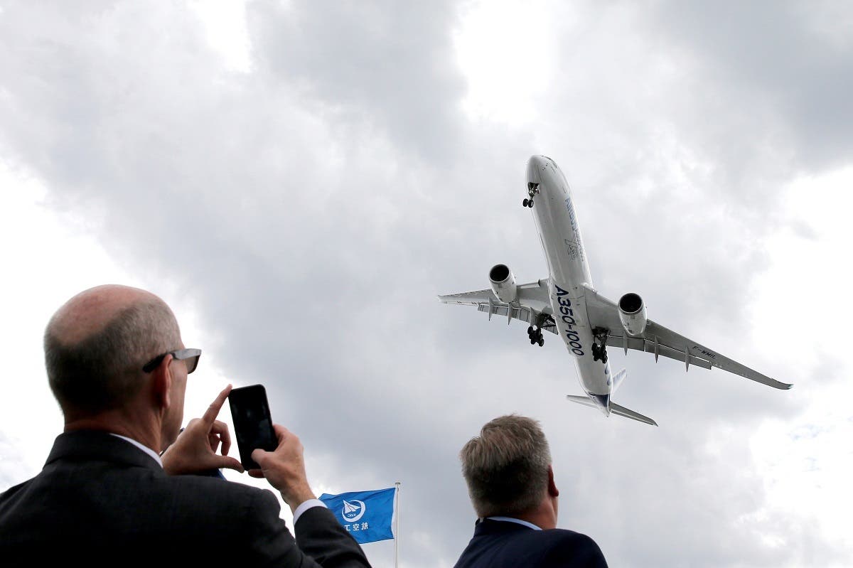 Thousands Of Airbus Workers March Stage Empty Chair Protest Over Job Cuts Al Arabiya English