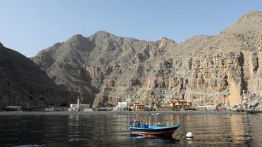 A general view shows the tiny village of Kumzar on the northernmost tip of Oman’s Musandam peninsula. (AFP)