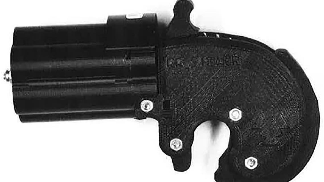 The 3D printed gun found by police searching the property of Tendai Muswere. (AFP)
