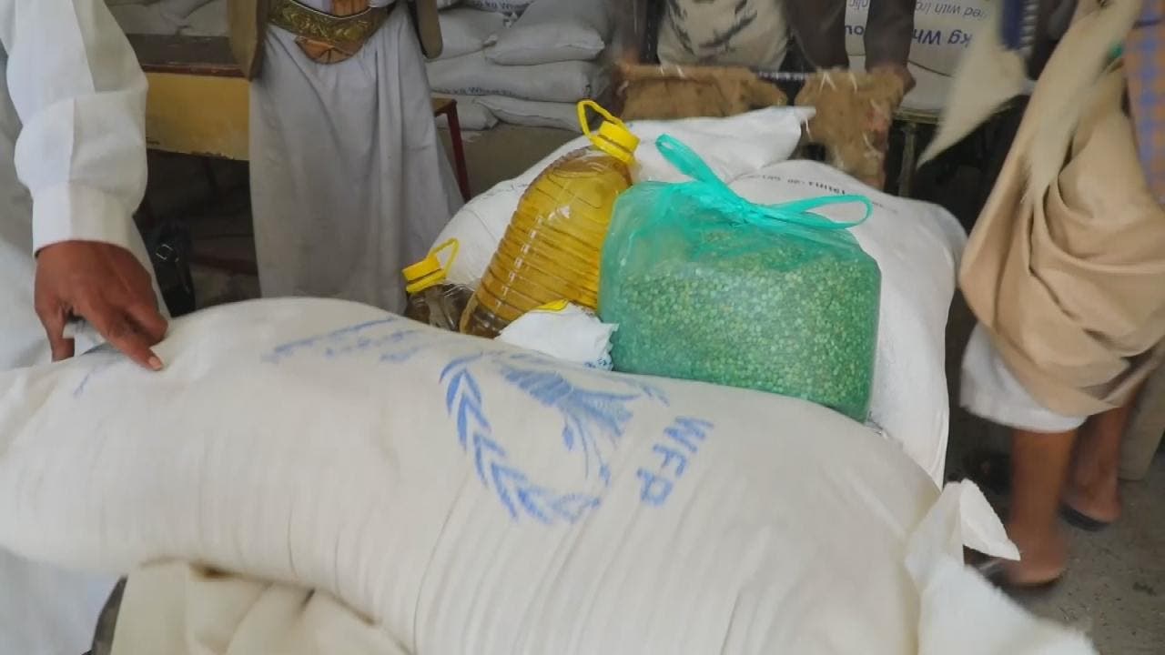 من مساعدات برنامج الغذاء العالمي لليمن