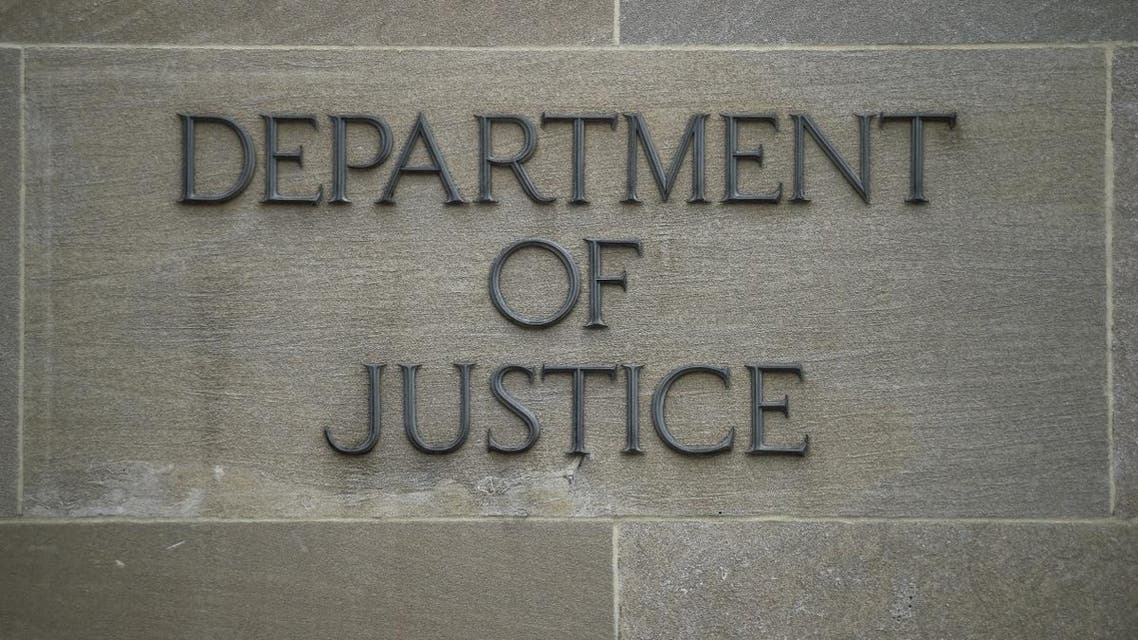 US Justice Department. (AFP)
