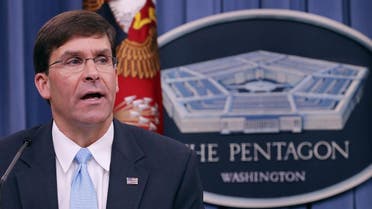 New Pentagon chief Mark Esper. (AFP)