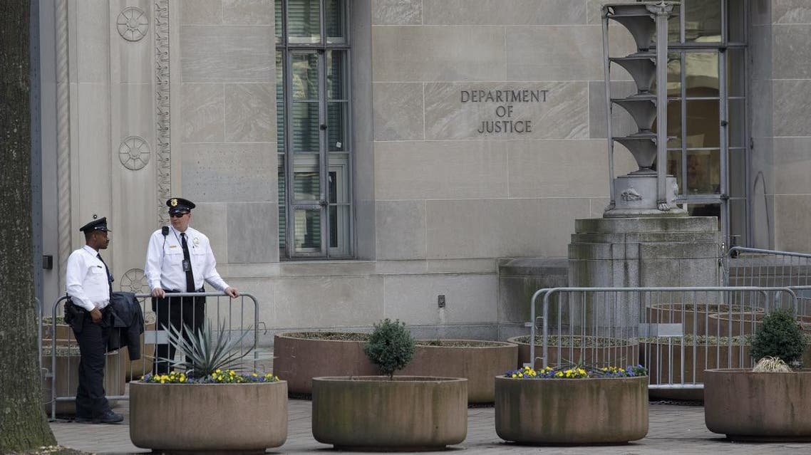 US Justice Department. (AFP)