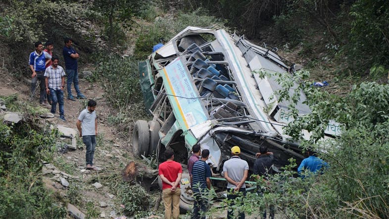 Image result for 13 killed as minibus plunges into gorge in Iran