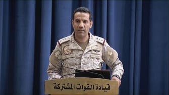Arab Coalition says two Houthi ballistic missiles fell in Yemen’s Saada