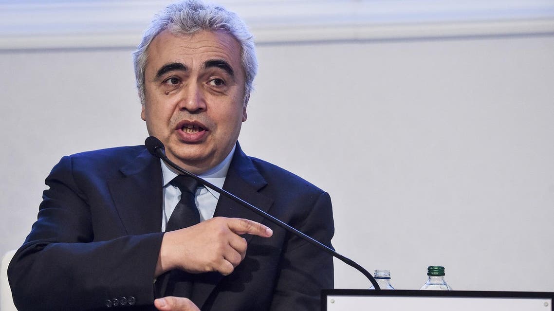 IEA executive director Fatih Birol speaks at the IEA-OPEC dialogue session during the 22nd World Petroleum Congress in Istanbul on July 12, 2017. (AFP)