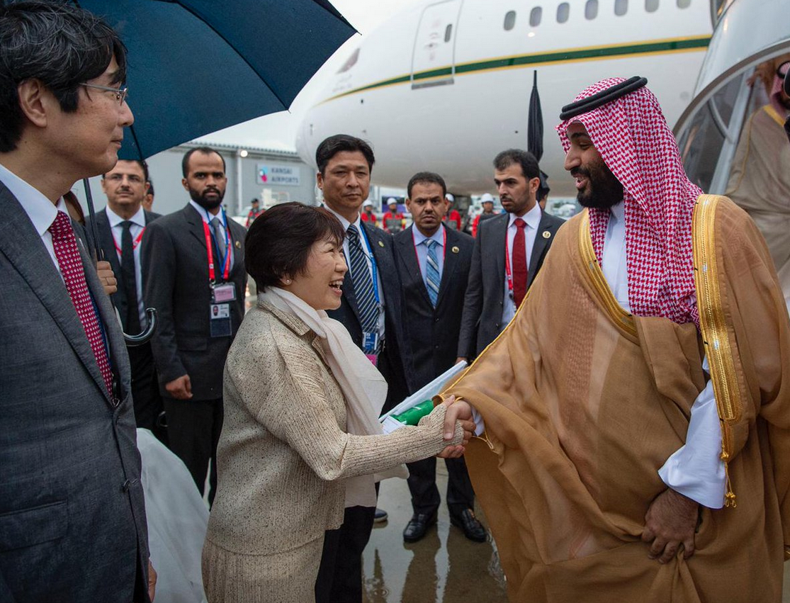 Mohammed bin Salman in Japan - SPA