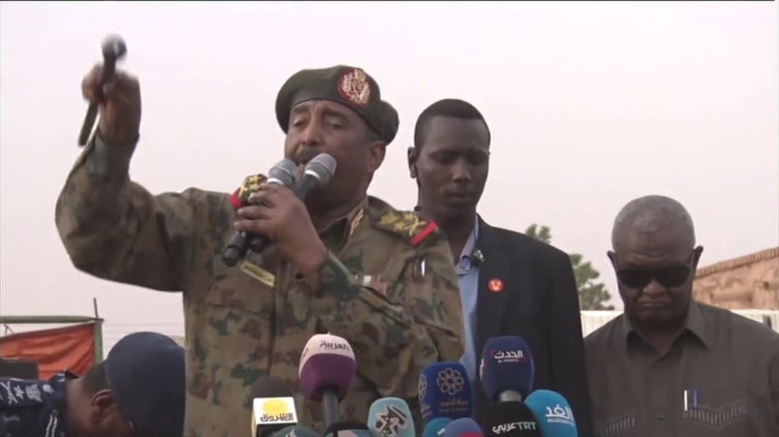 Lieutenant General Abdel Fattah al-Burhan, the head of the Transitional Military Council.