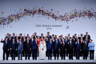 An image of the G20 leaders at Osaka, Japan, last year. (AFP)