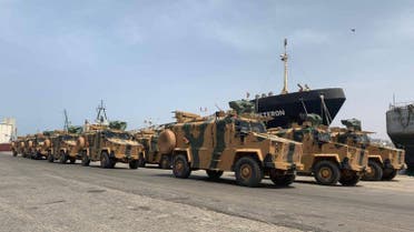 عربات عسكرية تركية في طرابلس