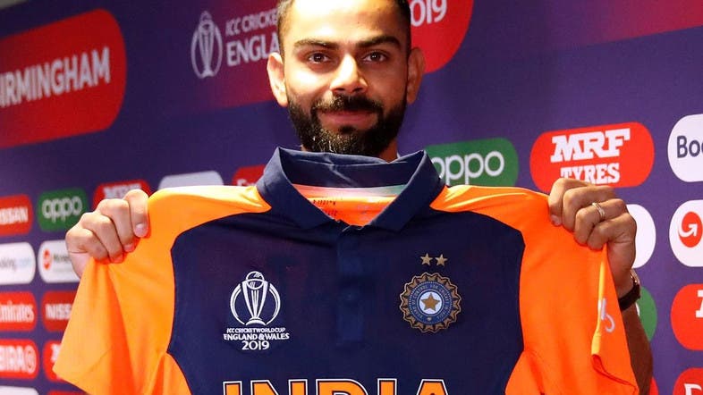 virat kohli orange jersey