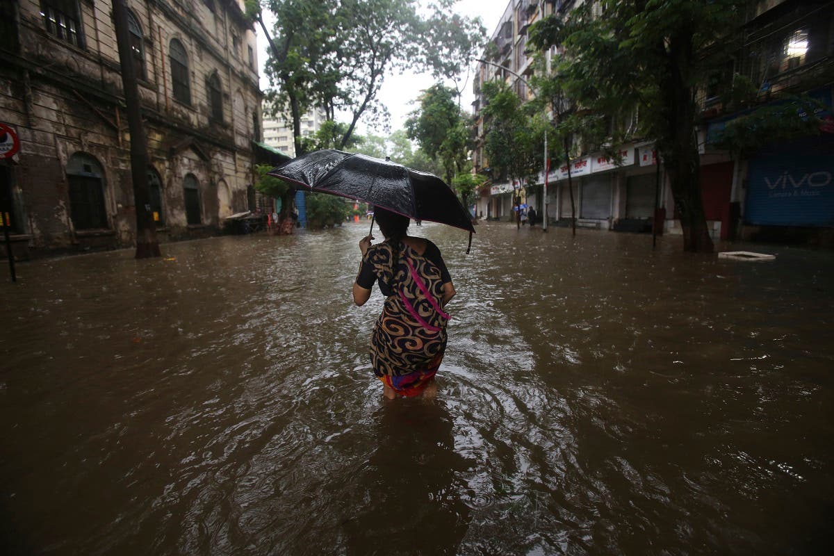 India, Mumbai monsoon. (AP)