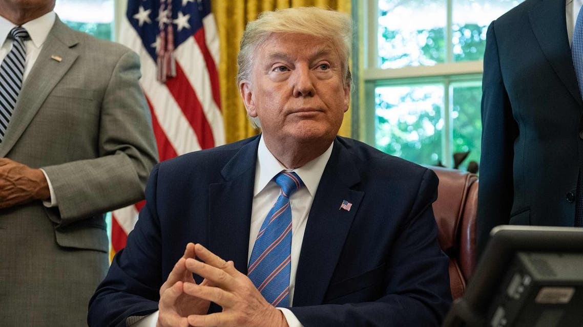 US President Donald Trumo at the White House. (AFP)