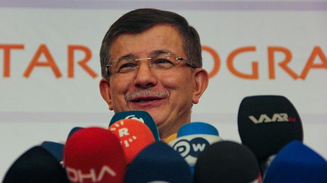 former Turkish prime minister Ahmet Davutoglu afp