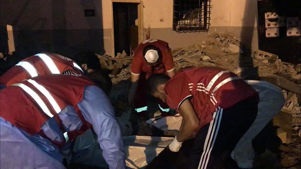 Migrants being taken in ambulances to hospitals. Libya (Supplied)