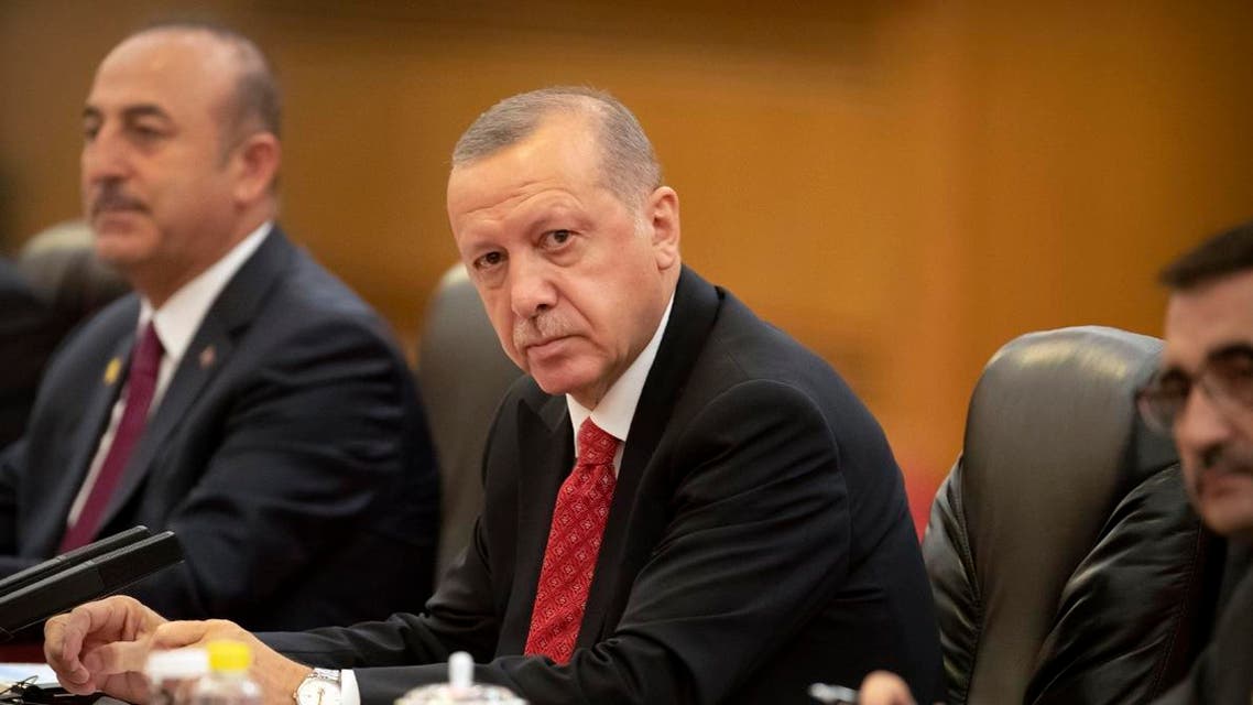 Erdogan in China. (AFP)