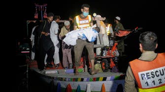 At least four dead, 21 missing after Pakistan boat capsizes