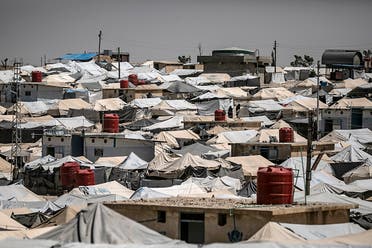 Al-Hol camp for displaced people in al-Hasakeh governorate in northeastern Syria. (File photo: AFP)