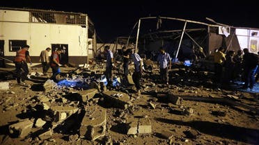 Tripoli airstrike (AFP)