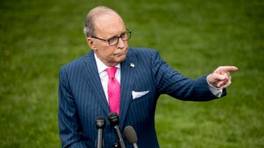 White House chief economic adviser Larry Kudlow speaks to reporters the North Lawn of the White House in Washington. (File photo: AP)