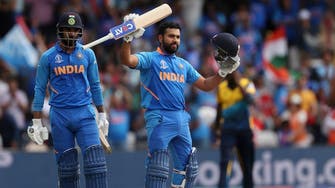 Sharma first man to 5 World Cup tons as India tops standings