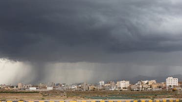 FILE PHOTO: Heavy rain pounds Sanaa, Yemen April 22, 2019. REUTERS/Khaled Abdullah/File Photo
