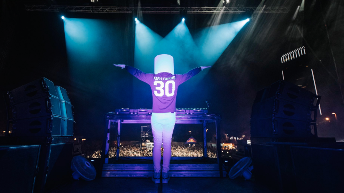 DJ Marshmello wows fans during his first concert in the Kingdom ...