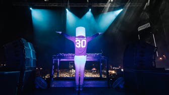 DJ Marshmello wows fans during his first concert in the Kingdom