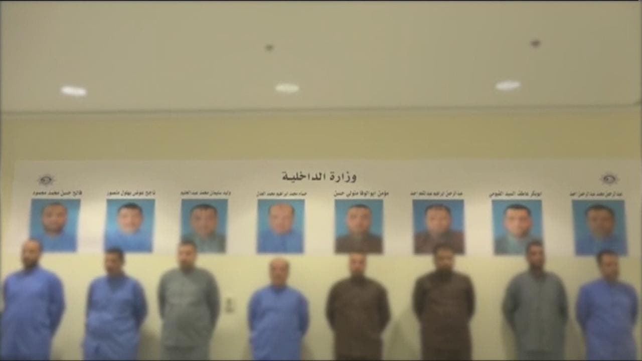 أعضاء الخلية المقبوض عليهم
