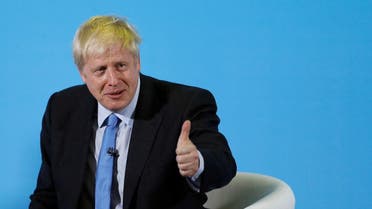 Boris Johnson, a leadership candidate for Britain's Conservative Party, attends a hustings event in Colchester, Britain. (Reuters)