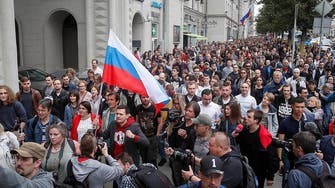 Russian opposition rallies for Moscow election candidates