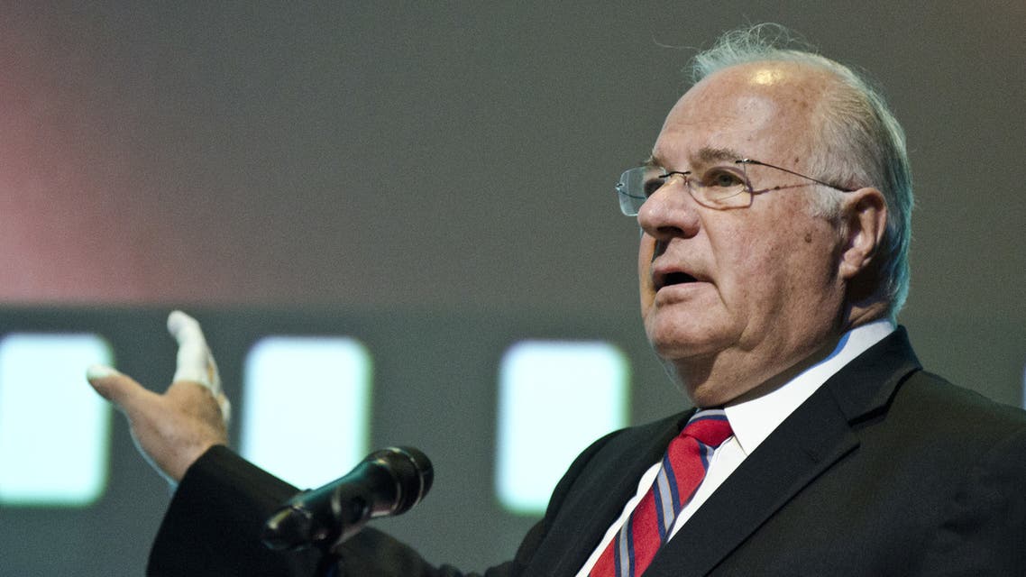 WASHINGTON, DC - APRIL 10: Joe Ricketts speaks during the premiere of The Conspirator presented by The American Film Company, Ford's Theatre and Roadside Attractions at Ford's Theatre on April 10, 2011 in Washington, DC. Kris Connor/Getty Images for Roadside Attractions/AFP