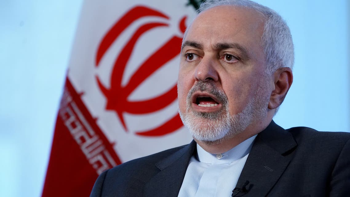 FILE PHOTO: Iran's Foreign Minister Mohammad Javad Zarif sits for an interview with Reuters in New York, New York, U.S. April 24, 2019. REUTERS/Carlo Allegri/File Photo