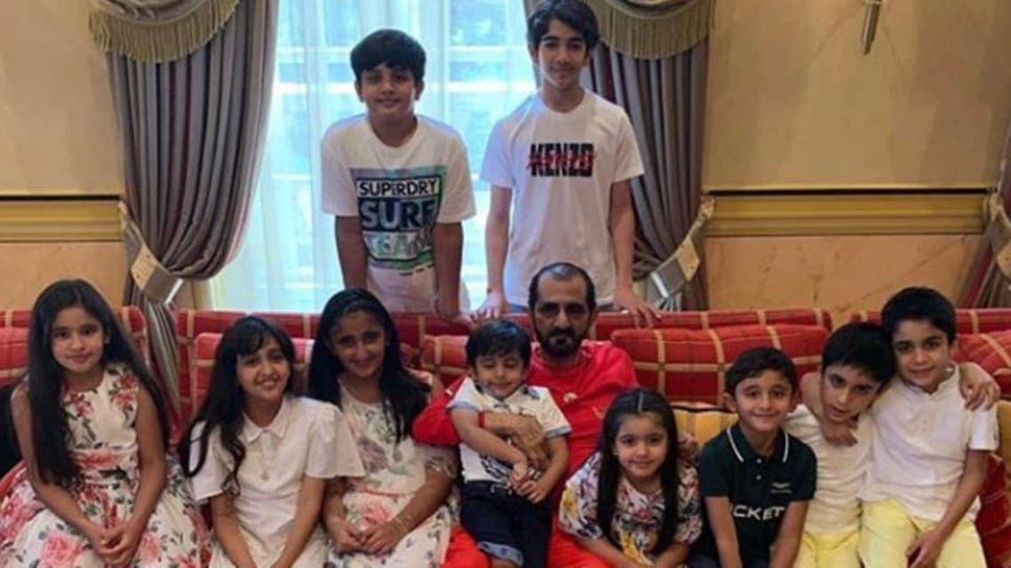 Muhammad bin rahsid celebrates his Birthday with family