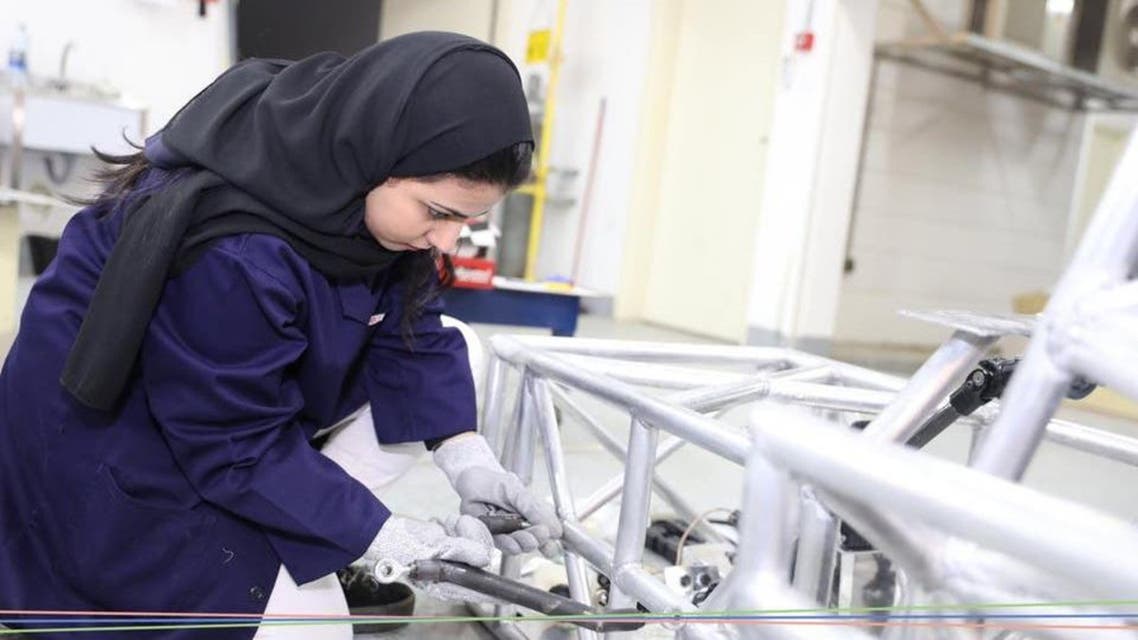 carting champion Suadi lady amjaad alamri