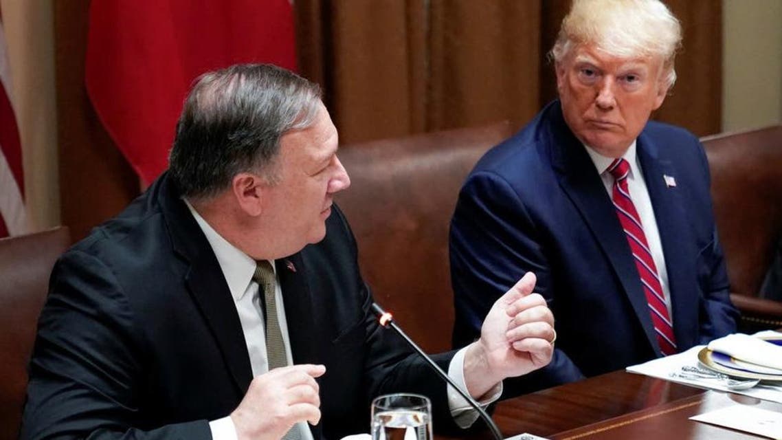 Mike Pompeo and Donald Trump
