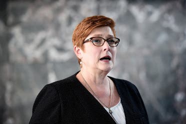 Australian Foreign Minister Marise Payne. (AFP)