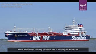 Audio recording reveals Iranians ordered British tanker to change course