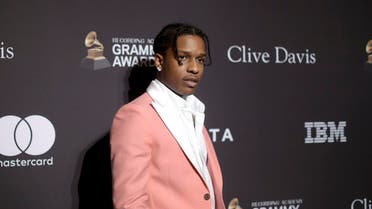 A$AP Rocky arrives at Pre-Grammy Gala And Salute To Industry Icons at the Beverly Hilton Hotel. (File photo: AP)