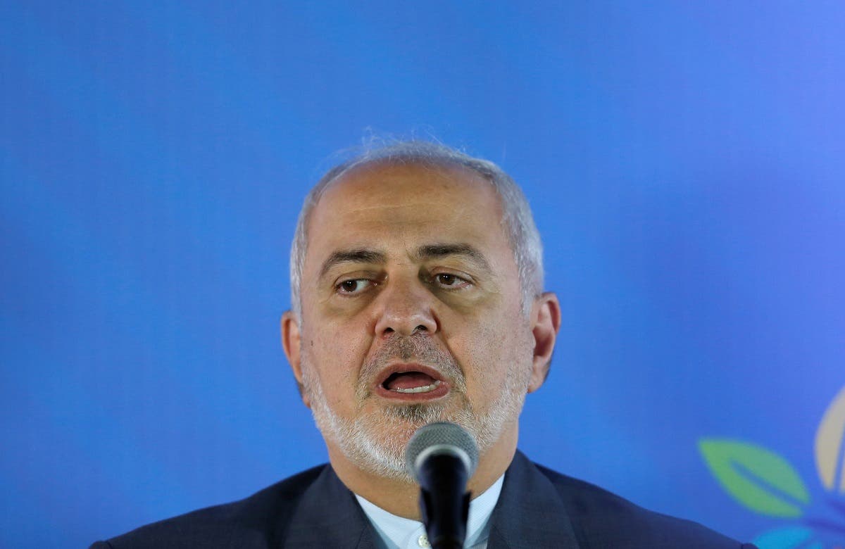 Iran's Foreign Minister Mohammad Javad Zarif talks to the media. (Reuters)