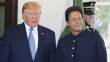 Imran Khan and Trump AFP