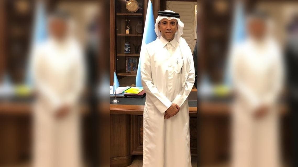 USE THIS - Qatari ambassador to Somalia Hassan bin Hamza Hashem pictured. (Photo courtesy: Qatari Foreign Ministry via Twitter) 