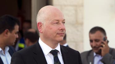 US special envoy Jason Greenblatt attends the launch of a project in the city of Jericho. (File photo: AFP)