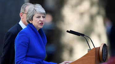 Theresa May gives her final speech as PM (reuters)