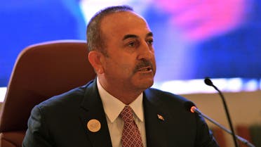 FILE PHOTO: Foreign Minister of Turkey Mevlut Cavusoglu in Jeddah, Saudi Arabia, May 29, 2019. REUTERS/Waleed Ali/File Photo