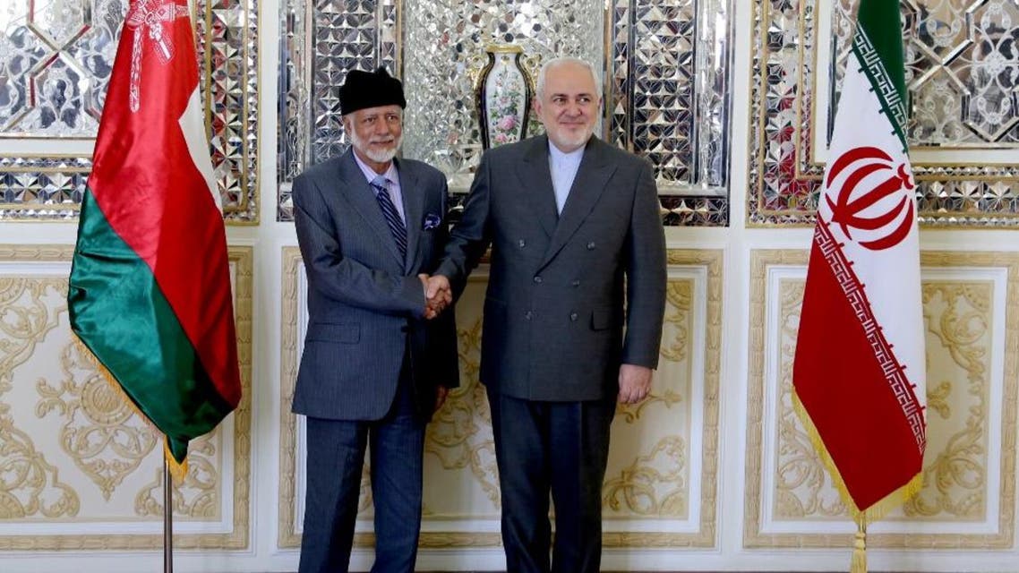 Omani FM Yusuf bin Alawi in Iran - AFP