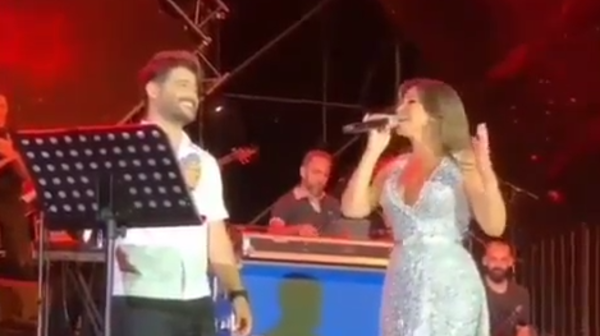 إليسا تتألق.. وتغني لناصيف زيتون: "ع بالي حبيبي"